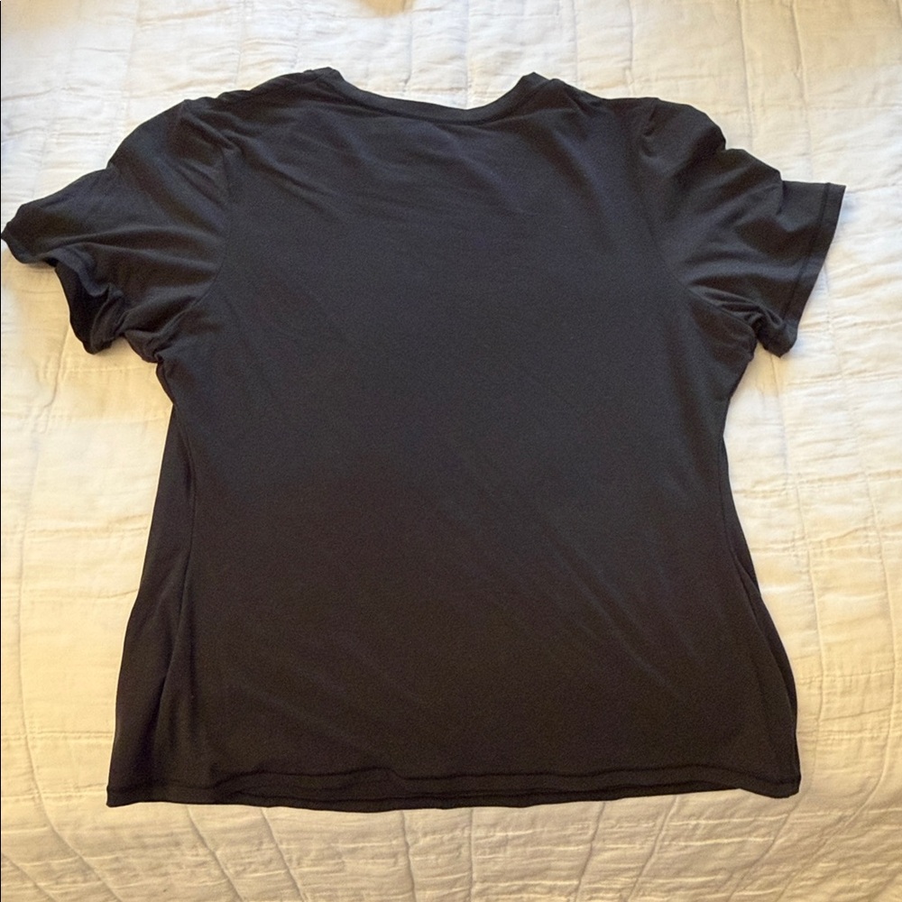 SKIMS Black Crewneck Short Sleeve Tee - Picture 3 of 3